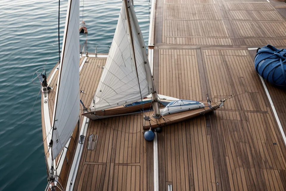 Tablet mit SBF-See-Online-Kurs zur Motorboot-Theorie vor einem deutschen Flussrevier